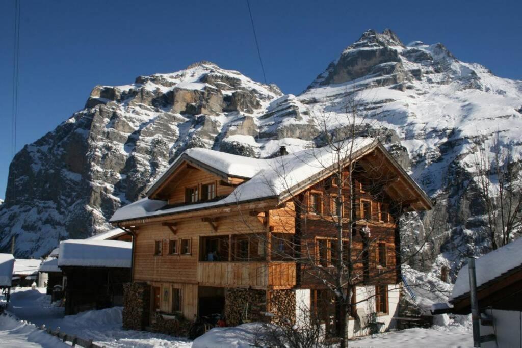 Olle And Maria'S B&B- Apartment Gimmelwald Exterior photo