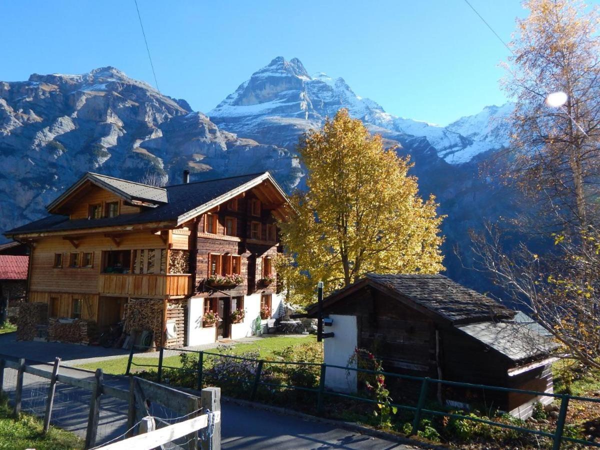 Olle And Maria'S B&B- Apartment Gimmelwald Exterior photo